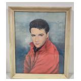 Portrait of Elvis Presley by June Kelly