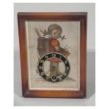 Porcelain Figurines & Vintage Hummel Clock