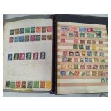 Large World Stamp Collection - Two Binders