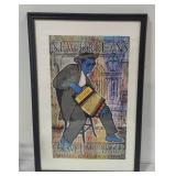 New Orleans Jazz Fest Framed Signed Poster & Carole King Musical Poster