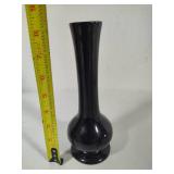Deep Purple & Black Glass Decor Pieces