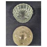 Vintage Trinket Box - Possibly Sterling Lid