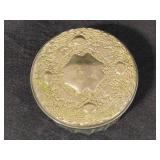 Vintage Trinket Box - Possibly Sterling Lid