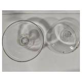 Heavy Glass Cake Plate on Pedestal w/Lid