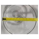 Heavy Glass Cake Plate on Pedestal w/Lid