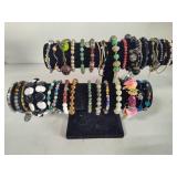 Lot of Beaded Costume Bracelets