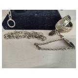 Lot of Silver Tone Costume Bracelets