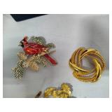 Lot of Napier Stamped Costume Jewelry