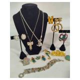 France, Czech & Other Stamped Costume Jewelry Pieces