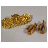 France, Czech & Other Stamped Costume Jewelry Pieces