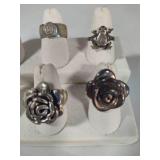 Lot of 925/Sterling Rings
