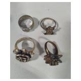 Lot of 925/Sterling Rings