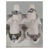 925 Sterling Assortment of Rings
