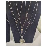 925 Lot of Sterling Necklaces/Pendants