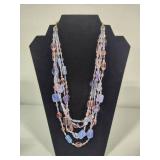 Joan Rivers Pink Czech Glass Beaded Necklace