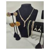 Lot of Stamped Kramer Vintage Jewelry - Some Sterling