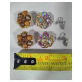 Lot of Stamped Kramer Vintage Jewelry - Some Sterling