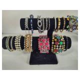 Lot of Statement Costume Jewelry Bracelets