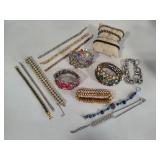 Lot of Statement Costume Jewelry Bracelets