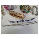 Lot of Statement Costume Jewelry Bracelets