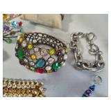 Lot of Statement Costume Jewelry Bracelets