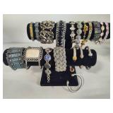 Assortment of Vintage & Designer Look Bracelets