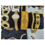 Lot of Mixed Metals Costume Bracelets