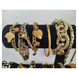 Lot of Mixed Metals Costume Bracelets