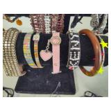 Lot of Stone/Leather Band/Beaded Costume Jewelry