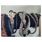 Lot of Stone/Leather Band/Beaded Costume Jewelry