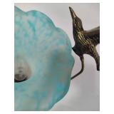 Tiffany Style Hummingbird Tulip Flower Lamp