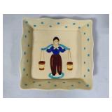 Decora Hand Painted Ceramic Wall Plates