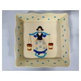 Decora Hand Painted Ceramic Wall Plates