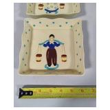 Decora Hand Painted Ceramic Wall Plates