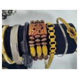 Large Lot of Costume Jewelry Bracelets
