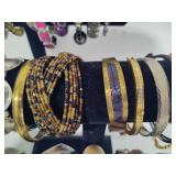 Large Lot of Costume Jewelry Bracelets