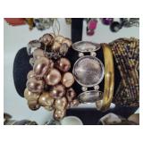 Large Lot of Costume Jewelry Bracelets
