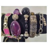 Large Lot of Costume Jewelry Bracelets