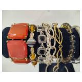 Large Lot of Costume Jewelry Bracelets