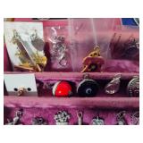 Large Lot of Asst Charms, Scarf & Shoe Clips