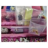 Large Lot of Asst Charms, Scarf & Shoe Clips