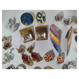 Lot of Vintage Clip Earrings - All Pairs