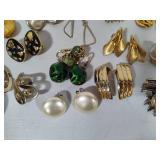 Lot of Vintage Clip Earrings - All Pairs