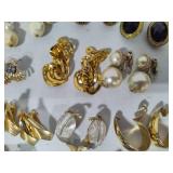 Lot of Vintage Clip Earrings - All Pairs