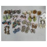 Lot of Vintage Clip/Screw-Back Earrings