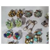 Lot of Vintage Clip/Screw-Back Earrings