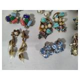 Lot of Vintage Clip/Screw-Back Earrings