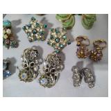 Lot of Vintage Clip/Screw-Back Earrings