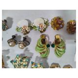 Lot of Vintage Clip/Screw-Back Earrings