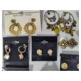 Lot of Assorted Pierced Earrings